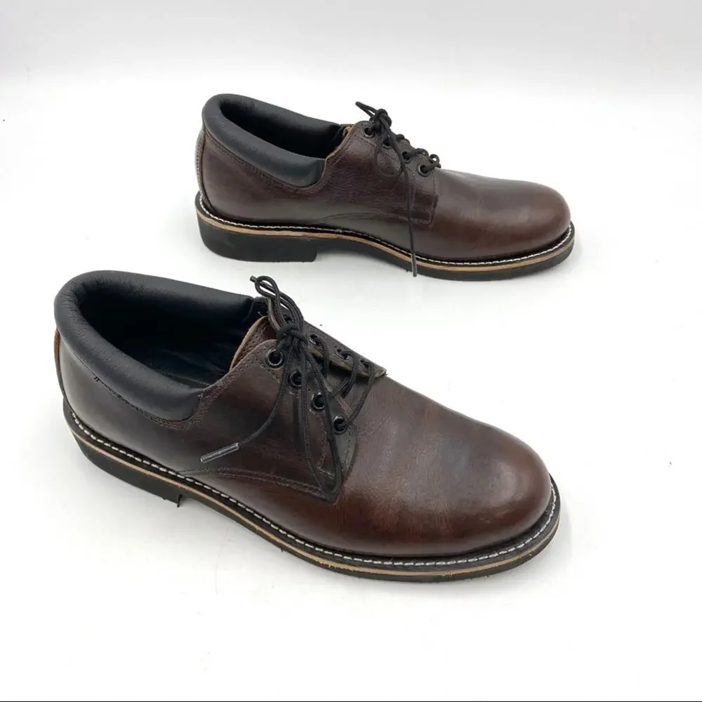 Broken Homme Reyes Oxford Leather Shoes Vibram Soles